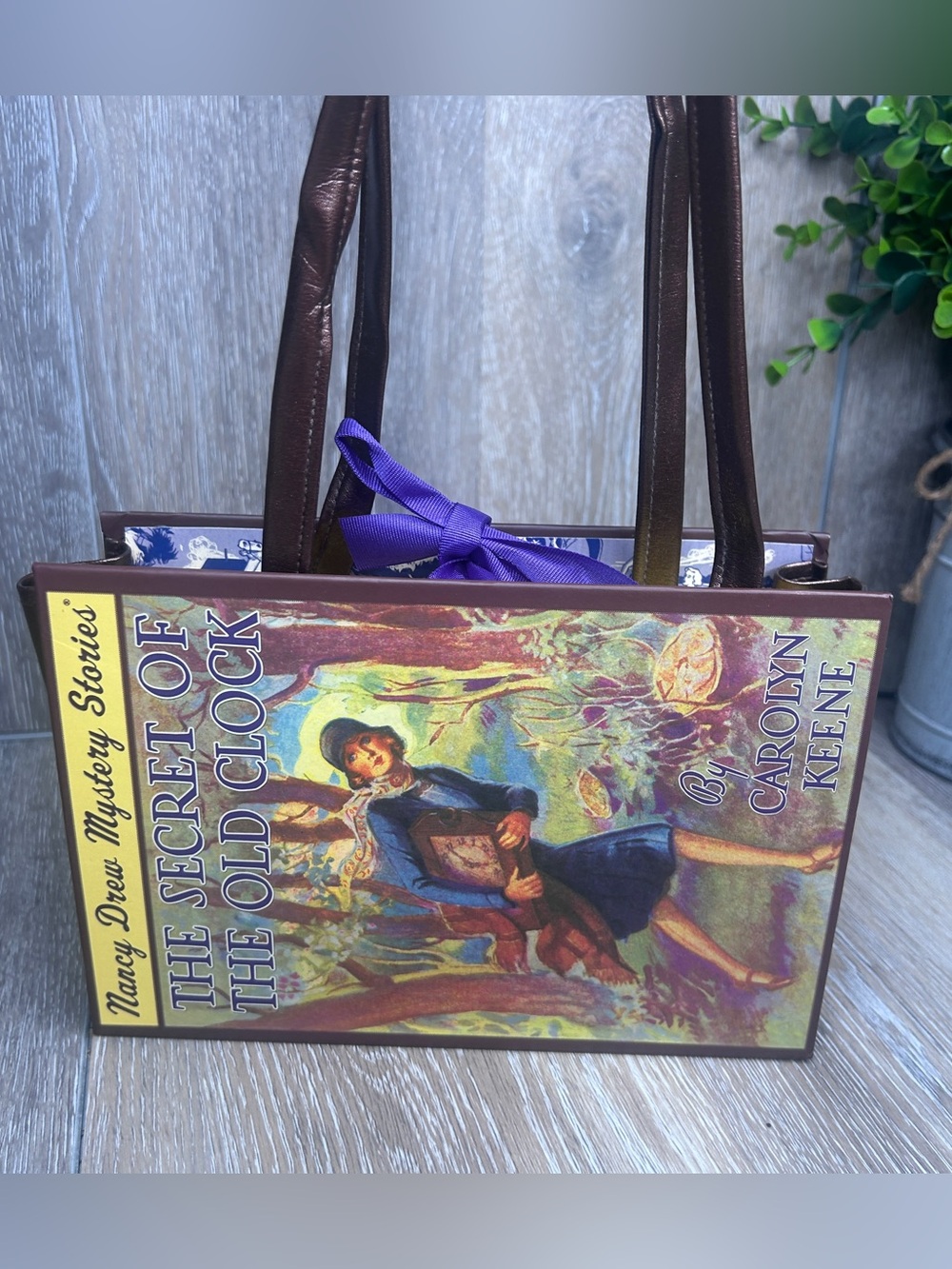 Nancy Drew Book Purse & Vintage Mystery Books Bundle | Collector Accessory
